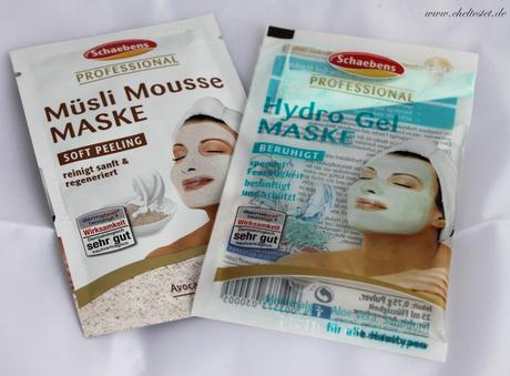 Schaebens Professional Müsli Mousse Maske und Hydro Gel Maske