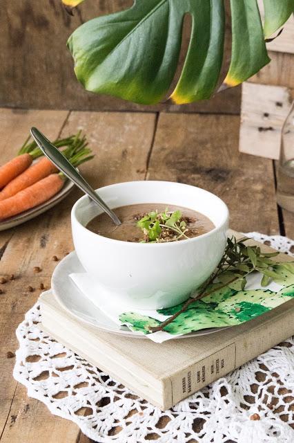 vegane Linsensuppe / vegan Lentil Soup