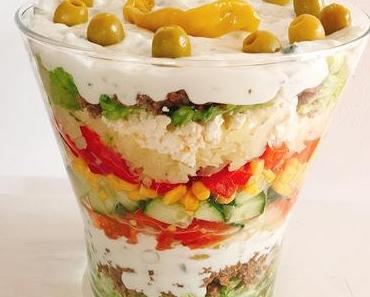 Schichtsalat griechischer Art