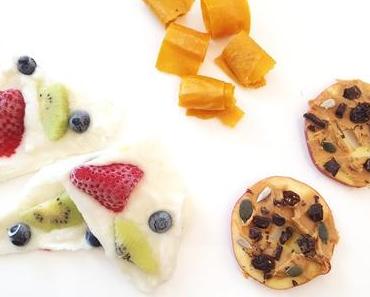3 süße und gesunde Snacks für Kinder
