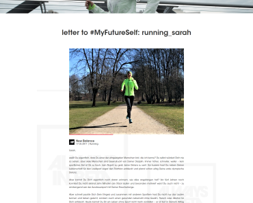 Einen Brief an #MyFutureSelf