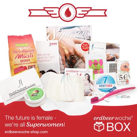 Viva la Menstruation: Gewinnspiel Erdbeerwoche SuperwomanBox