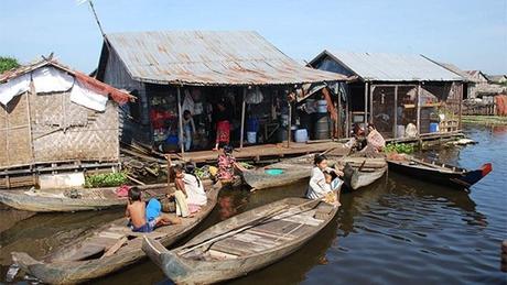 Kampong Phluk schwimmender Dorf