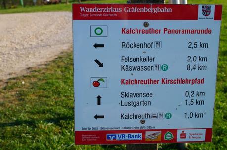 Der Kirschbluetenweg in Kalchreuth