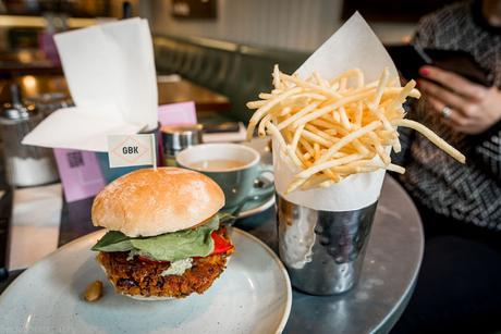 Veganer Burger in London