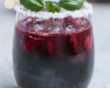Blaubeer Basilikum Margarita