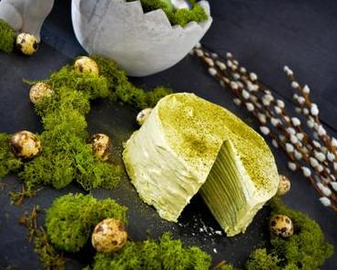Ostern im Lebkuchennest – Matcha Crepetorte