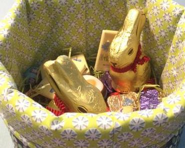 Das selbstgenähte Osternest – oder – Der Osterhase kommt im Utensilo