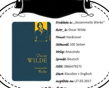 Oscar Wilde – De Profundis: Epistola in Carcere et Vinculis
