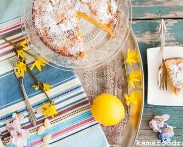 Torta caprese al limone – Zitronen-Mandelkuchen mit weißer Schokolade