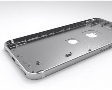 Rendering: iPhone 8 Gehäuse mit vertikaler Dual-Lens Kamera und Touch ID auf Rückseite