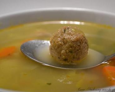 Gemüsesuppe mit Hackfleischklößchen