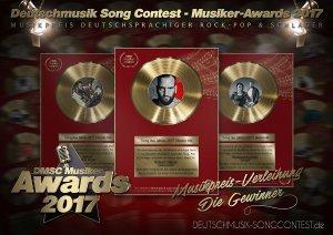 Musikpreis-Verleihung: Die Gewinner des Deutschmusik Song Contest – Musiker-Awards 2017
