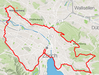 Marathonwandern in Zürich
