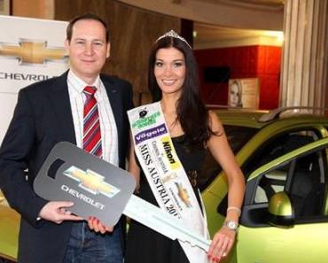 Chevrolet Spark wird von Miss Austria gefahren