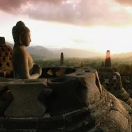 Ausstellung Magische Orte im Gasometer Oberhausen: Tempelanlage Borobudur, Foto: Premium 