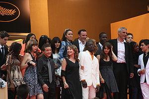 Actors of movie Entre les murs at Cannes Film ...