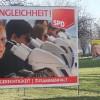 SPD/FDP-Wahlplakate in Frankfurt