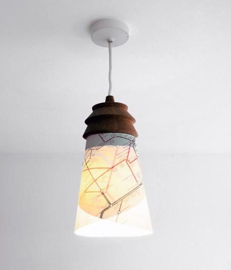 raw edges studio: ‘pinha’ kork Lampe