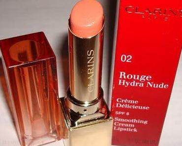 Clarins Rouge Hydra Nude: 02 nude coral swatch
