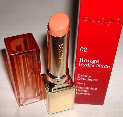Clarins Rouge Hydra Nude: 02 nude coral swatch