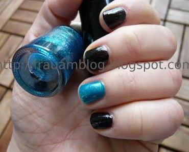 [NOTD] Glitzernde Kombination Schwarz + Blaugrün