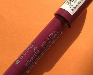 alverde Mat Lipstick 30 Lilac Passion + Rival de Loop Young Cookie Nails #01 crazy cookie :)