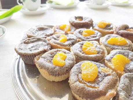 Rezept zum Muttertag: Mohn Mandarinen Muffins