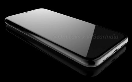 iPhone 8 Rendering (Bildquelle: OnLeaks & GearIndia)