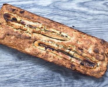 veganes Bananenbrot mit Hickory Nüsse