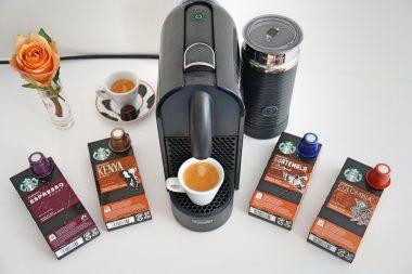 Kaffeekapseln bei Starbucks Nespressomaschine mit Kapseln