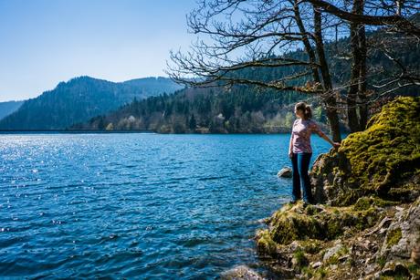 Stausee Lac de Kruth-Wildenstein im Elsass