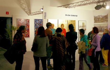 ZeitKunst Baden-Baden Stand Olga David auf der Kunstmesse Innsbruck 