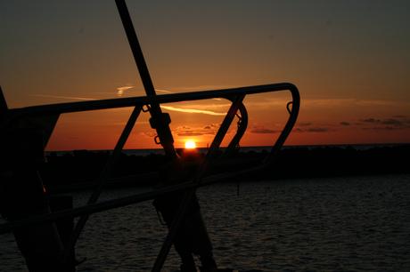 Foto: Sonnenuntergang auf dem Meer