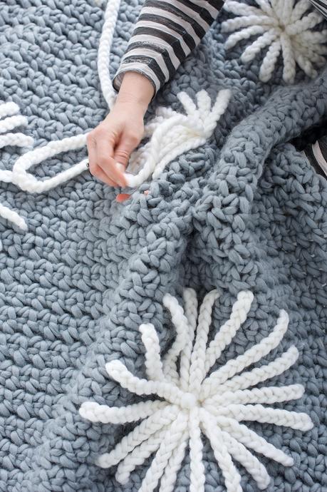 Crochet Blanket Pattern Flowers