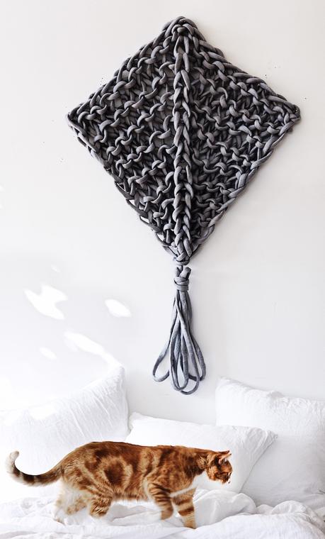 Chunky knits wallhanging pattern available, Anleitung für gestrickten Wandbehang