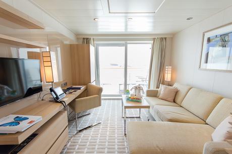 Die Veranda Suite an Bord der MS EUROPA 2