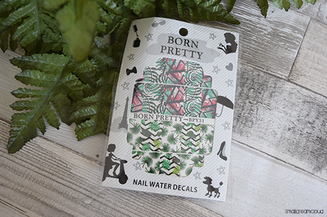 Bornprettystore – green leaf waterdecals*
