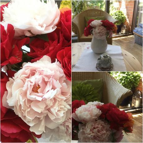 Friday-Flowerday – oder – Von geschenkten Rosen und Pfingstrosen