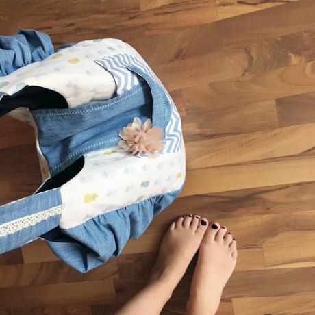 GrinseStern, Big Beach Bag, Genäht, nähliebe, diy, kibadoo, nähworkshop