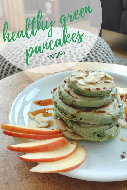 Food | Green Pancakes (vegan & super easy)