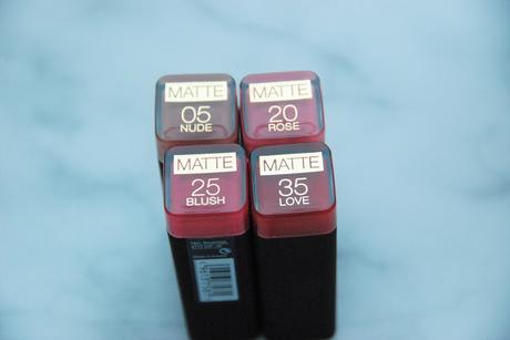 {Review} Velvet Matte Lipsticks von Max Factor