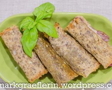 Mediterrane Brot-Röllchen mit Parmaschinken als Fingerfood (… Mein Mann kann …)