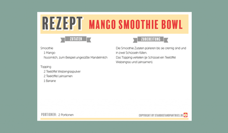 Vegane Mango Smoothie Bowl
