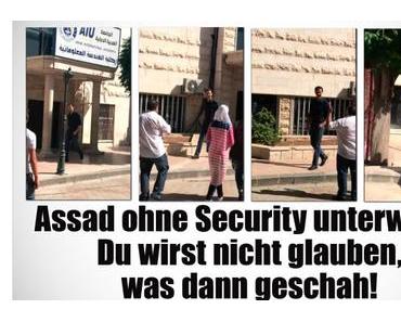 [ SYRIEN! ] ASSAD OHNE SECURITY UNTERWEGS! Du wirst kaum glauben, was dann geschah!