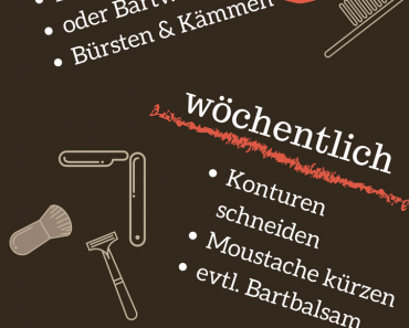 Wie pflege ich meinen Bart?