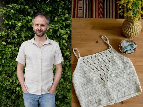 DIY und Nachhaltigkeit | Herrenhemd aus Leinen und Crop Top aus Baumwollgarn