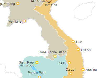 Vorschlag für eine Reise nach Nordvietnam in 1 Woche