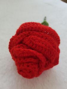 Häkelblumen 1 – Rose / Crocheted Flowers 1 – Rose