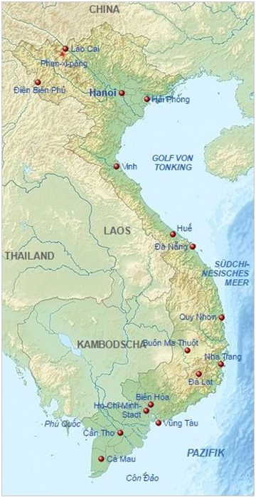 Wo ist Vietnam? – Allgemeine Infos über Vietnam sollte man wissen.